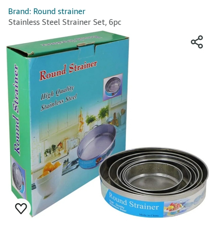 Round 201 Stainless Steel Lab Sieve Aperture Standard Sifters Shakers Kitchen Flour Powder Filter Screen Soil Strainer